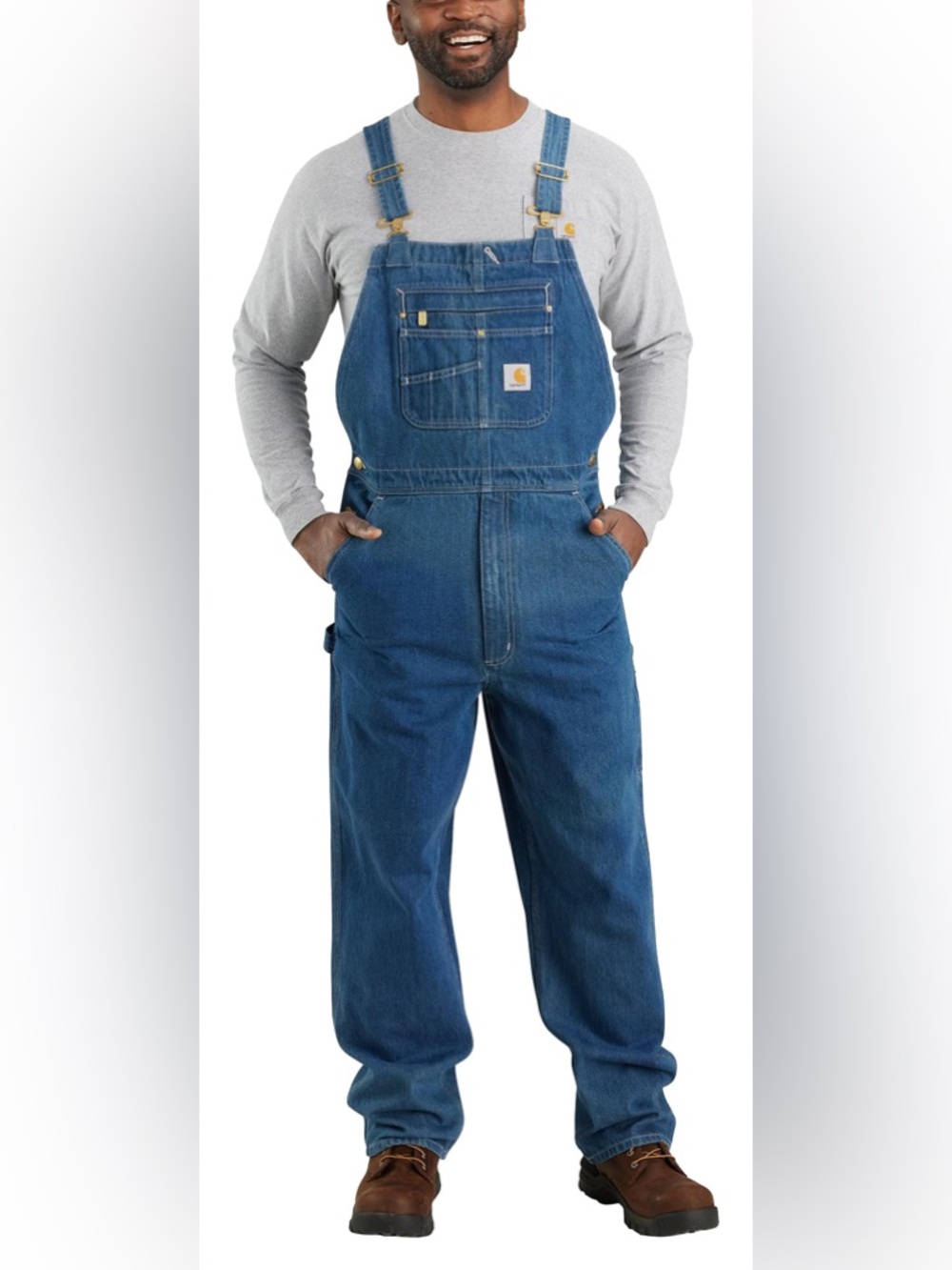 Carhartt Loose-Fit Denim Bib Overalls